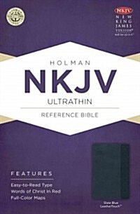 Large Print Ultrathin Reference Bible-NKJV (Imitation Leather)