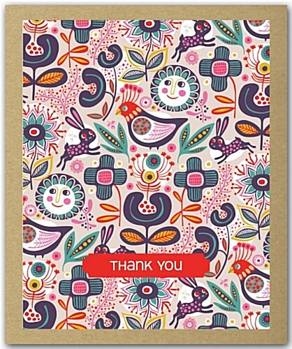 Folk Therapy Greenthanks: Eco Boxed Thank You Cards (Other)
