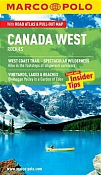 Canada West/Rockies Marco Polo Guide [With Pull-Out Map] (Paperback)