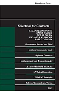 Selections for Contracts 2013 (Paperback)