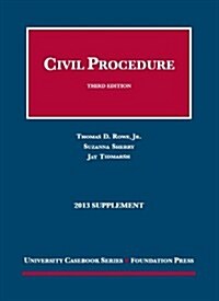 Civil Procedure 2013 (Paperback, 3rd, Supplement)