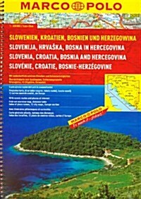 Slovenia/Croatia/Bosnia Marco Polo Road Atlas (Spiral)
