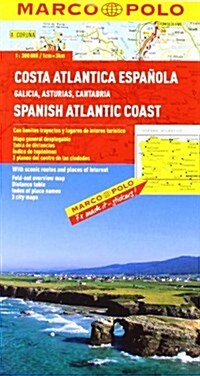 Spanish Atlantic Coast Marco Polo Map (Folded)