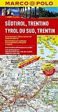 Marco Polo Trentino - South Tyrol, Lake Garda (Map, FOL, RE)