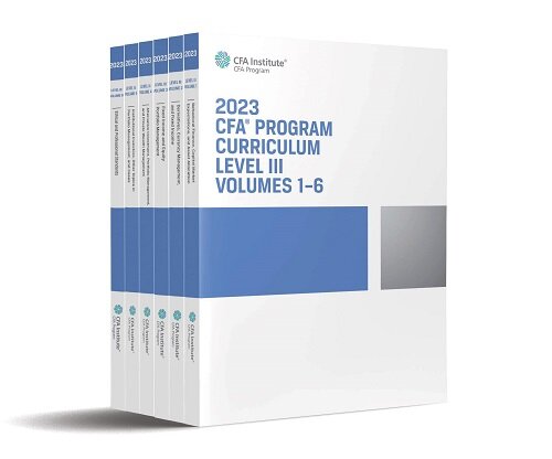 2023 CFA Program Curriculum Level III Box Set (Paperback, 1st)