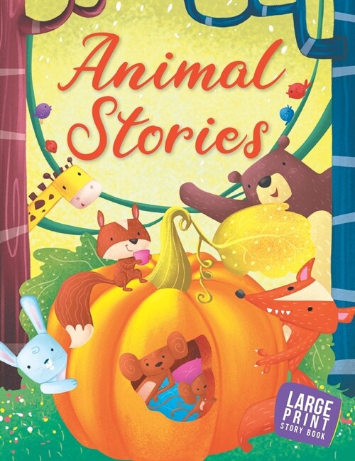 Large Print: Animal Stories Large Print (Hardcover)