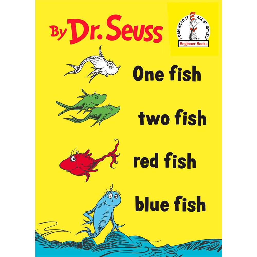 [중고] 닥터수스 One Fish, Two Fish, Red Fish, Blue Fish (Hardcover)