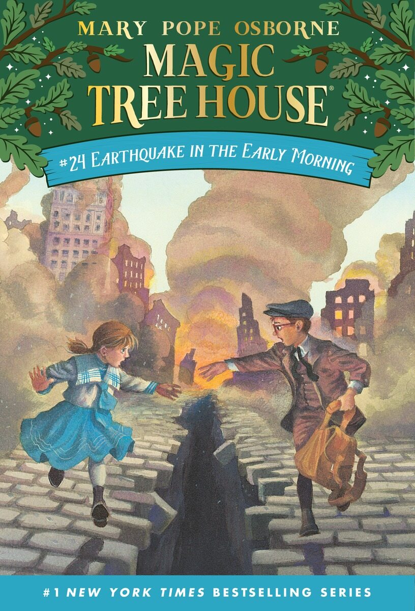 [중고] Magic Tree House #24 : Earthquake in the Early Morning (Paperback)