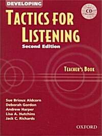[중고] Developing Tactics for Listening [With CDROM] (Spiral, 2nd, Teachers Book)