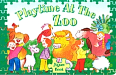 Playtime at the Zoo (보드북,퍼즐북)