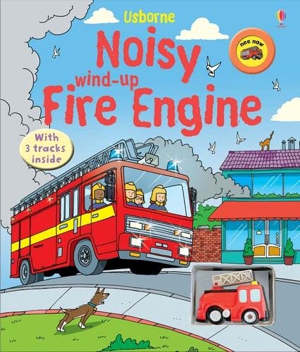 Noisy Wind-up Fire Engine (Board Book)