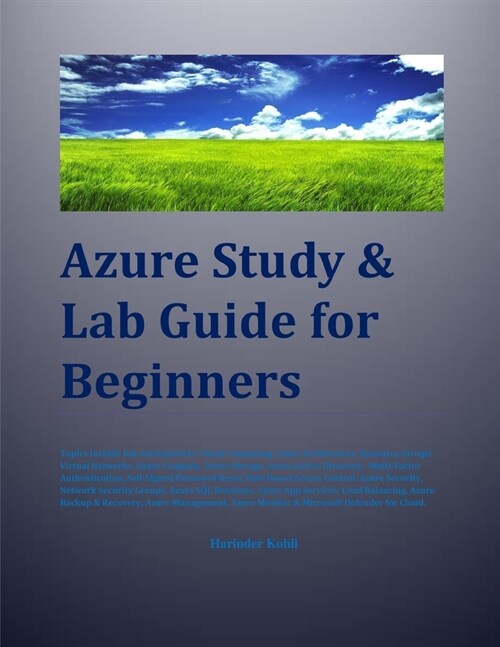 Azure Study & Lab Guide For Beginners (Paperback)