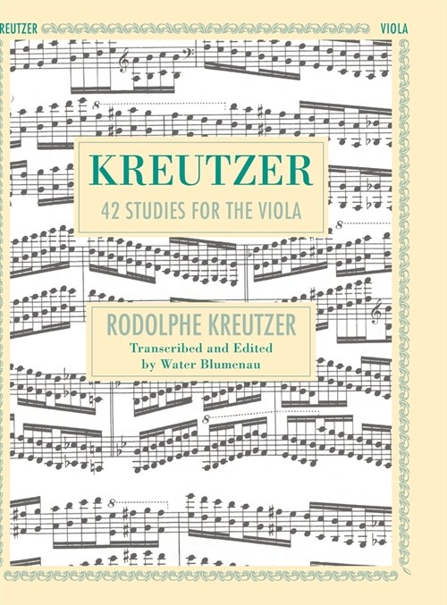 42 Studies: Transcribed for Viola (Schirmers Library of Musical Classics, Volume 1737) (Hardcover)