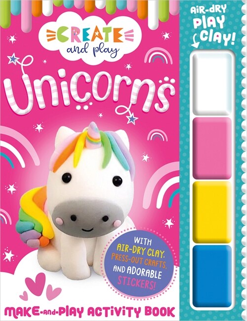 Create and Play Unicorns Activity Book (Paperback)