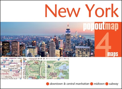 New York PopOut Map (Sheet Map, folded)