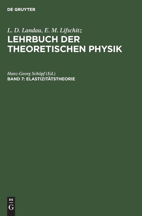 Elastizit?stheorie (Hardcover, 5, 5. Auflage, Rep)