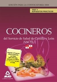 Cocineros, Servicio de Salud de Castilla y Leon (SACYL). Test y supuestos practicos (eBook Code)