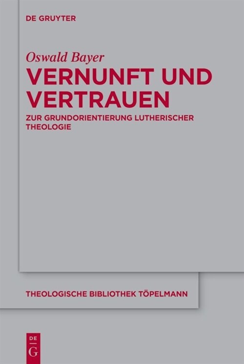 Vernunft und Vertrauen (Hardcover)