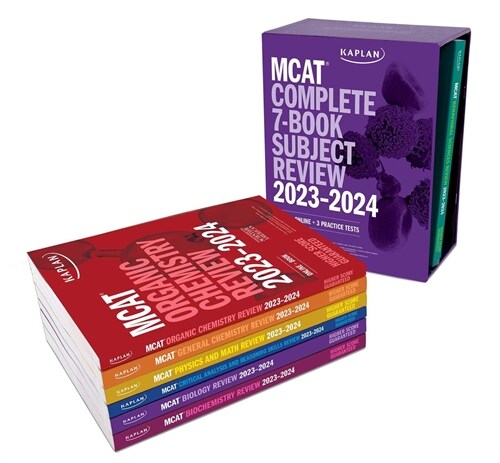 MCAT Complete 7-Book Subject Review 2023-2024, Set Includes Books, Online Prep, 3 Practice Tests (Paperback)