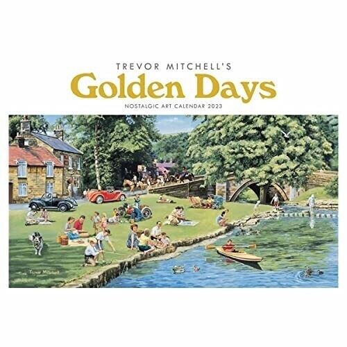 GOLDEN DAYS TREVOR MITCHELL A4 CALENDAR (Spiral Bound)