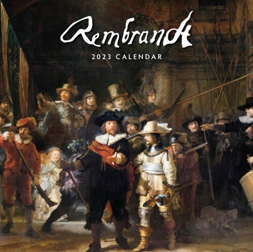 REMBRANDT 2023 SQUARE WALL CALENDAR (Paperback)