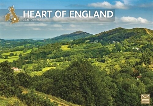 HEART OF ENGLAND A4 CALENDAR 2023 (Spiral Bound)
