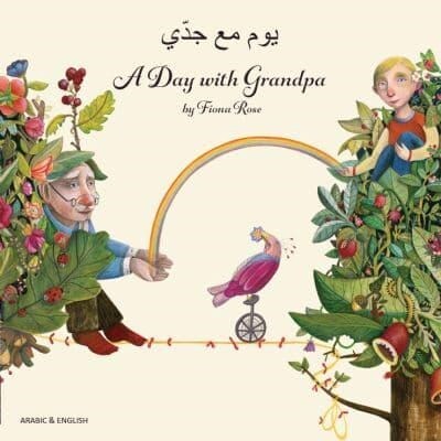 A Day with Grandpa Arabic and English (Paperback)