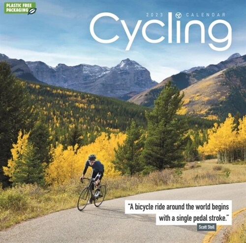 CYCLING SQUARE WALL CALENDAR 2023 (Spiral Bound)