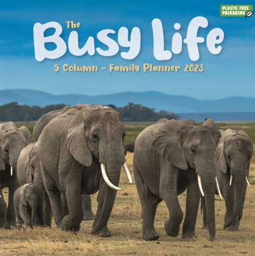 BUSY LIFE SQUARE WALL CALENDAR 2023 (Spiral Bound)