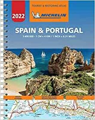 Spain & Portugal 2022 - Tourist and Motoring Atlas (A4-Spiral) (Spiral Bound)