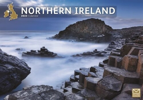 NORTHERN IRELAND A4 CALENDAR 2023 (Spiral Bound)