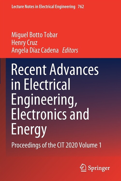Recent Advances in Electrical Engineering, Electronics and Energy: Proceedings of the CIT 2020 Volume 1 (Paperback)