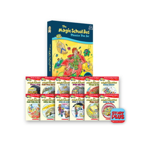 Magic School Bus Phonics Fun Set (Paperback 12권 + StoryPlus QR)