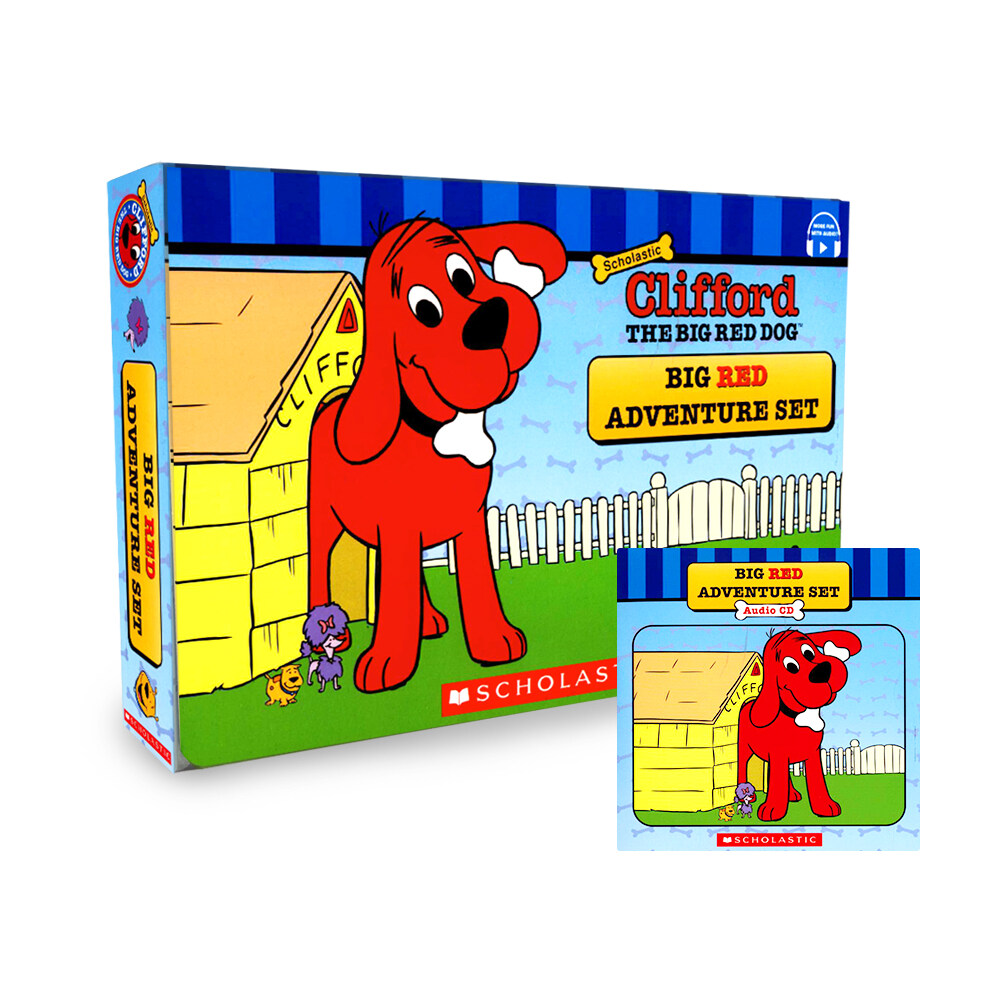 Clifford Big Red Adventure Set (Paperback 10권 + Audio CD 1장 + StoryPlus QR)