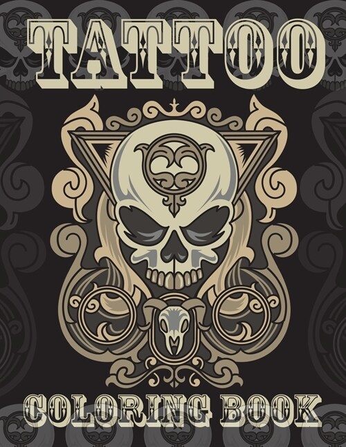 Tattoo Coloring Book: The Tattoo Flash Coloring Book (Paperback)