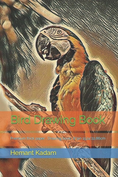 Bird Drawing Book: Premium thick paper, Drawing book, 6*9in 15.24*22.86cm (Paperback)