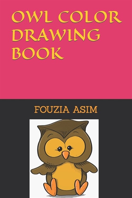 Owl Color Drawing Book (Paperback)