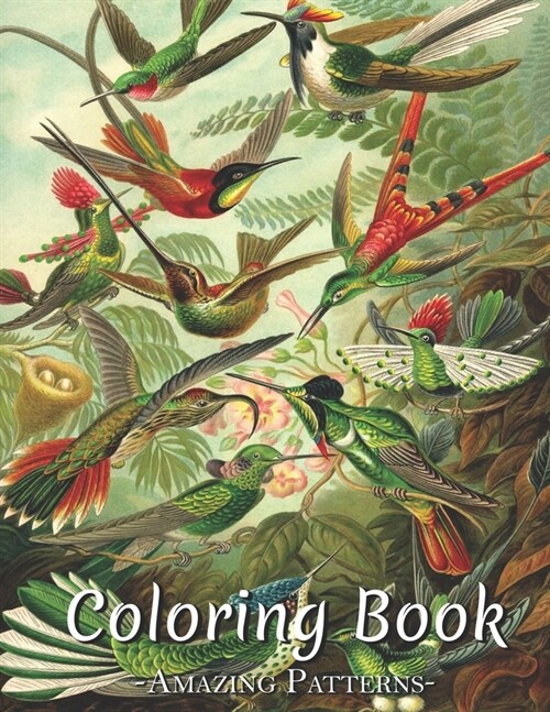 Adult Coloring Book Featuring Fun, Easy And Relaxing Christmas, Flowers, Birds, Dinosaur Coloring Pages For Boys And Girls, Children ( Colibri-Ernst-H (Paperback)