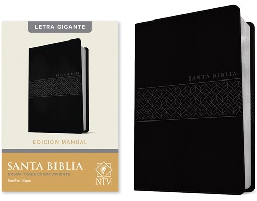 Santa Biblia Ntv, Edici? Manual, Letra Gigante (Sentipiel, Negro, Letra Roja) (Imitation Leather)