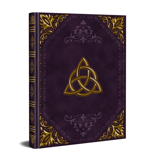 Triquetra Grimoire: A Blank Spell Book (Hardcover)