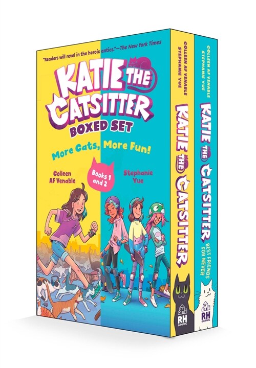 Katie the Catsitter: More Cats, More Fun! Boxed Set (Books 1 and 2): (A Graphic Novel Boxed Set) (Paperback)