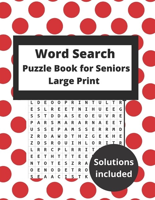 word search puzzle books for seniors large print: Keep your brain active funny word search adults Great puzzle book including all solutions. Many hour (Paperback)