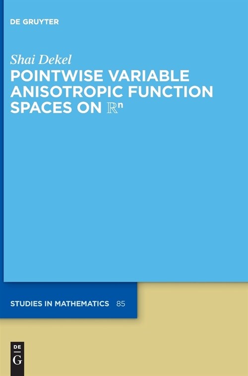 Pointwise Variable Anisotropic Function Spaces on ℝⁿ (Hardcover)