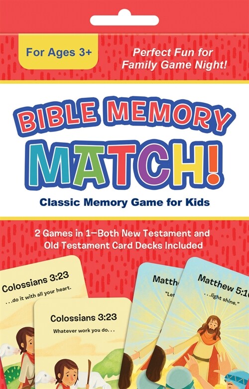 Bible Memory Match!: Classic Memory Game for Kids (Board Games)