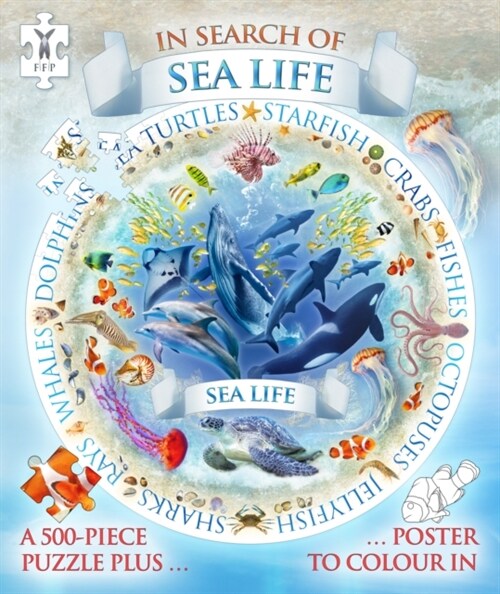 In Search of Sea Life Jigsaw and Poster (Multiple-component retail product, boxed)