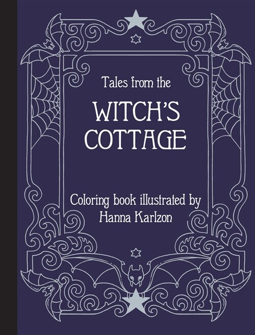 Tales from the Witchs Cottage: Coloring Book (Hardcover)
