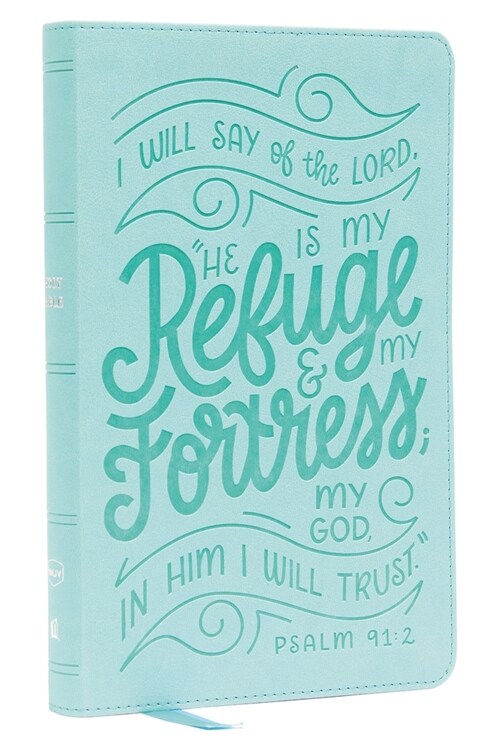 Nkjv, Thinline Youth Edition Bible, Verse Art Cover Collection, Turquoise Leathersoft, Red Letter, Comfort Print: Holy Bible, New King James Version (Imitation Leather)