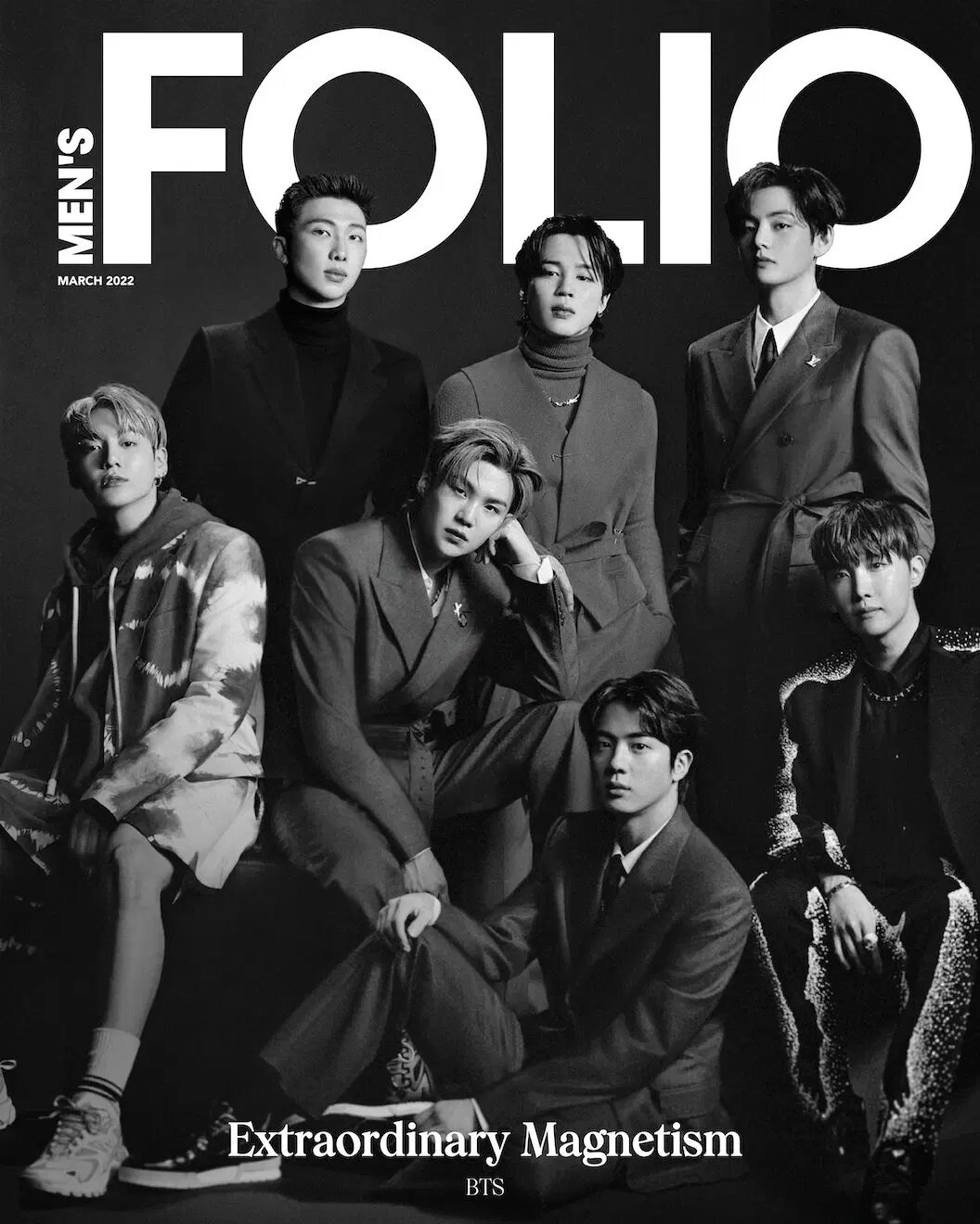 [C형] Men’s Folio (월간 싱가포르) 2022년 3월호 - BTS 방탄소년단