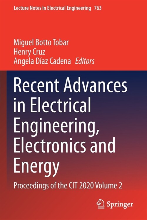 Recent Advances in Electrical Engineering, Electronics and Energy: Proceedings of the CIT 2020 Volume 2 (Paperback)