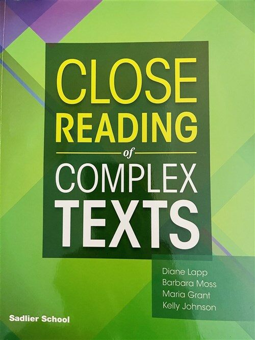 [중고] Close Reading of Complex Texts SB G-3 (Paperback)